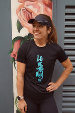 Load image into Gallery viewer, Love to Run Women’s Performance Tee
